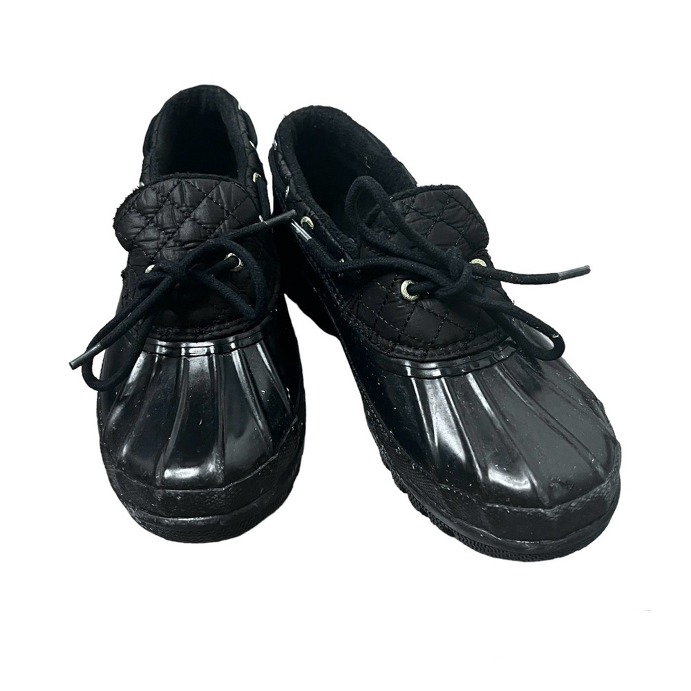 Sperry Top-Sider Duckling Black / Quilted Rain Shoes Size 7M